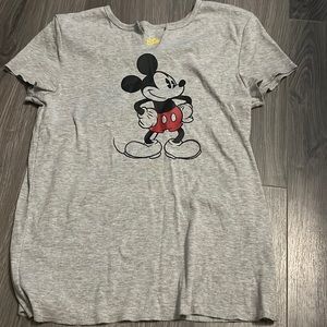 Grey Mickey Mouse shirt